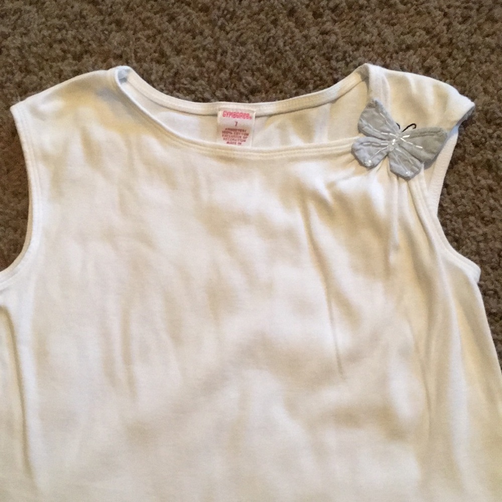 Vintage Gymboree Costa Rica line white top Sz 7 - Picture 4 of 8